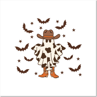 Ghost Cowboy Halloween Posters and Art